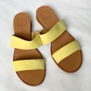 Dolce Vita “Payce” yellow slides